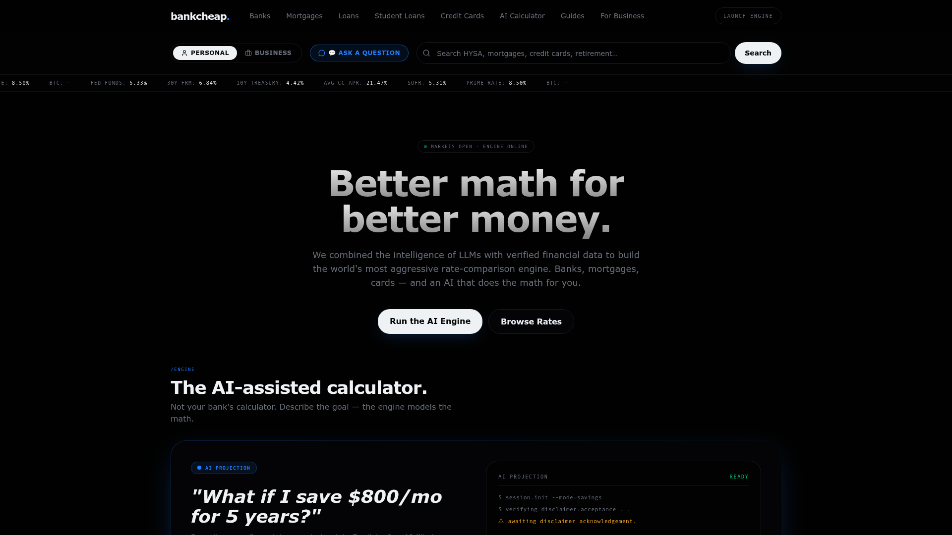 BANKCHEAP — bankcheap.com